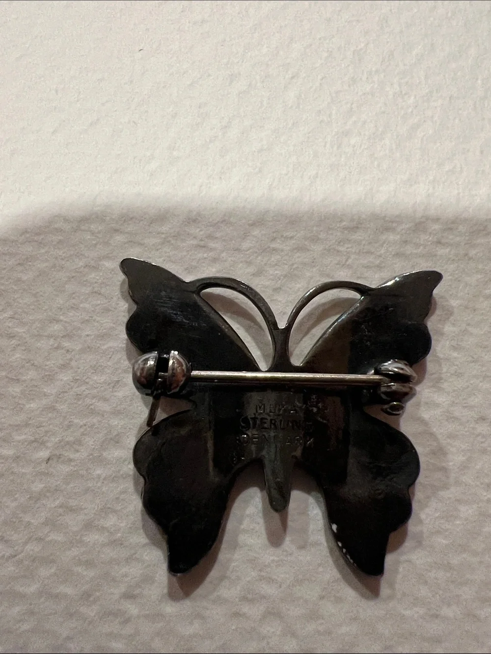 Sterling Silver Butterfly Brooch